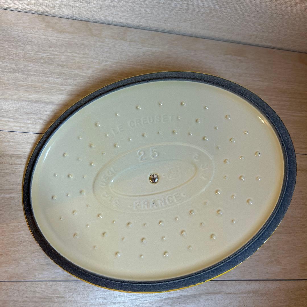 ルクルーゼ　センセーション　オーバル　ディジョンイエロー　25cm 両手鍋　鍋