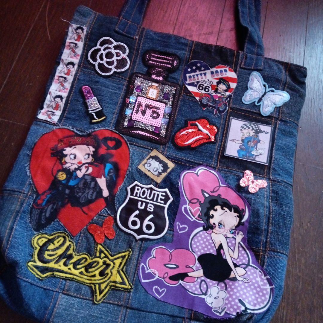 ベティ・ブープ デニムトートバッグ