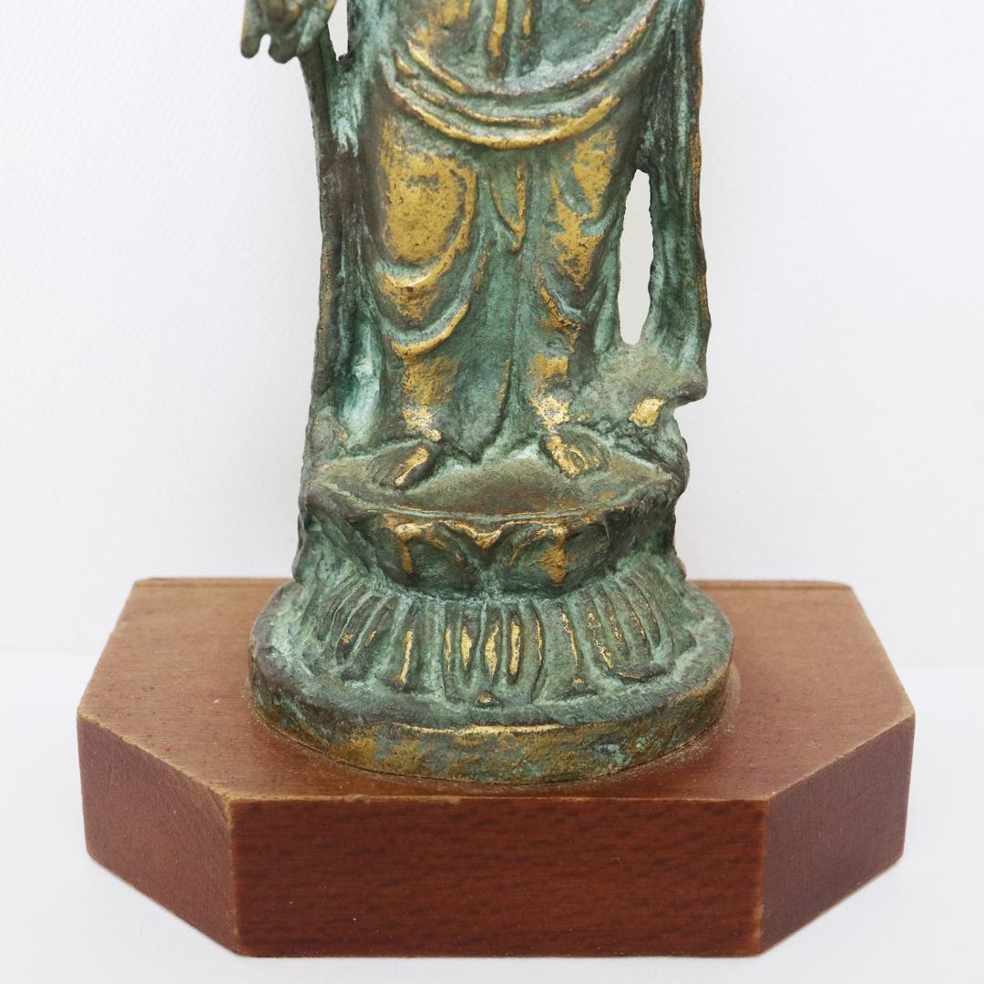 聖観世音菩薩 銅製 北村西望 高さ15cm