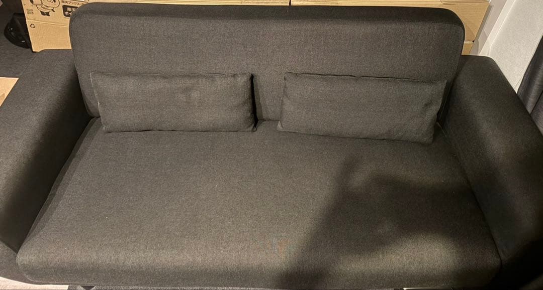 LOWYA 2人掛けソファ クッション付き