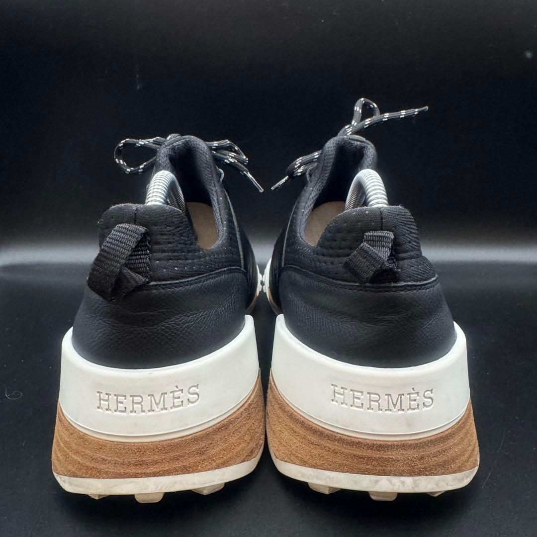 【美品】エルメス ヴォルテージ スニーカー メンズ メッシュ 黒 サイズ29cm