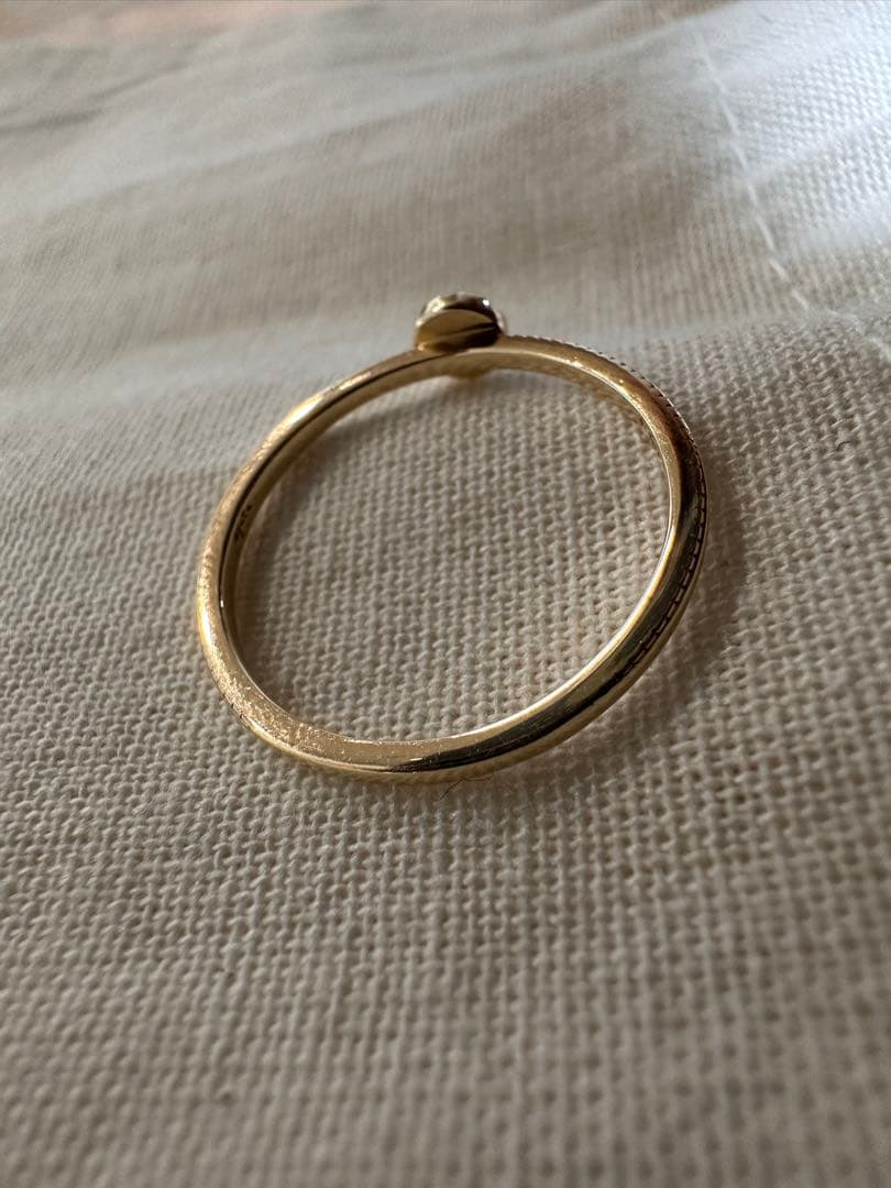 専用ページ‼️ageteアガット K10 13号　ダイヤモンド　リング