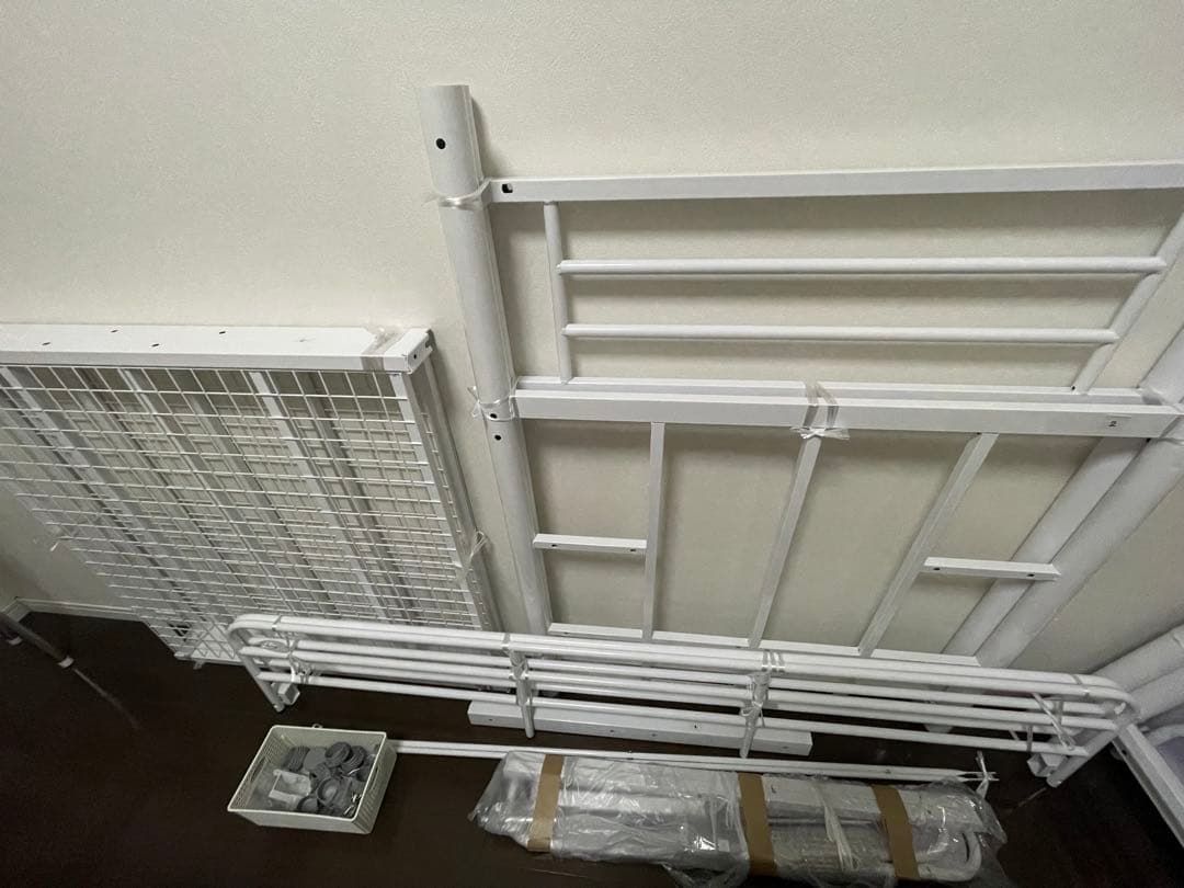 ロフトベッド　ホワイト　【引き取り限定】