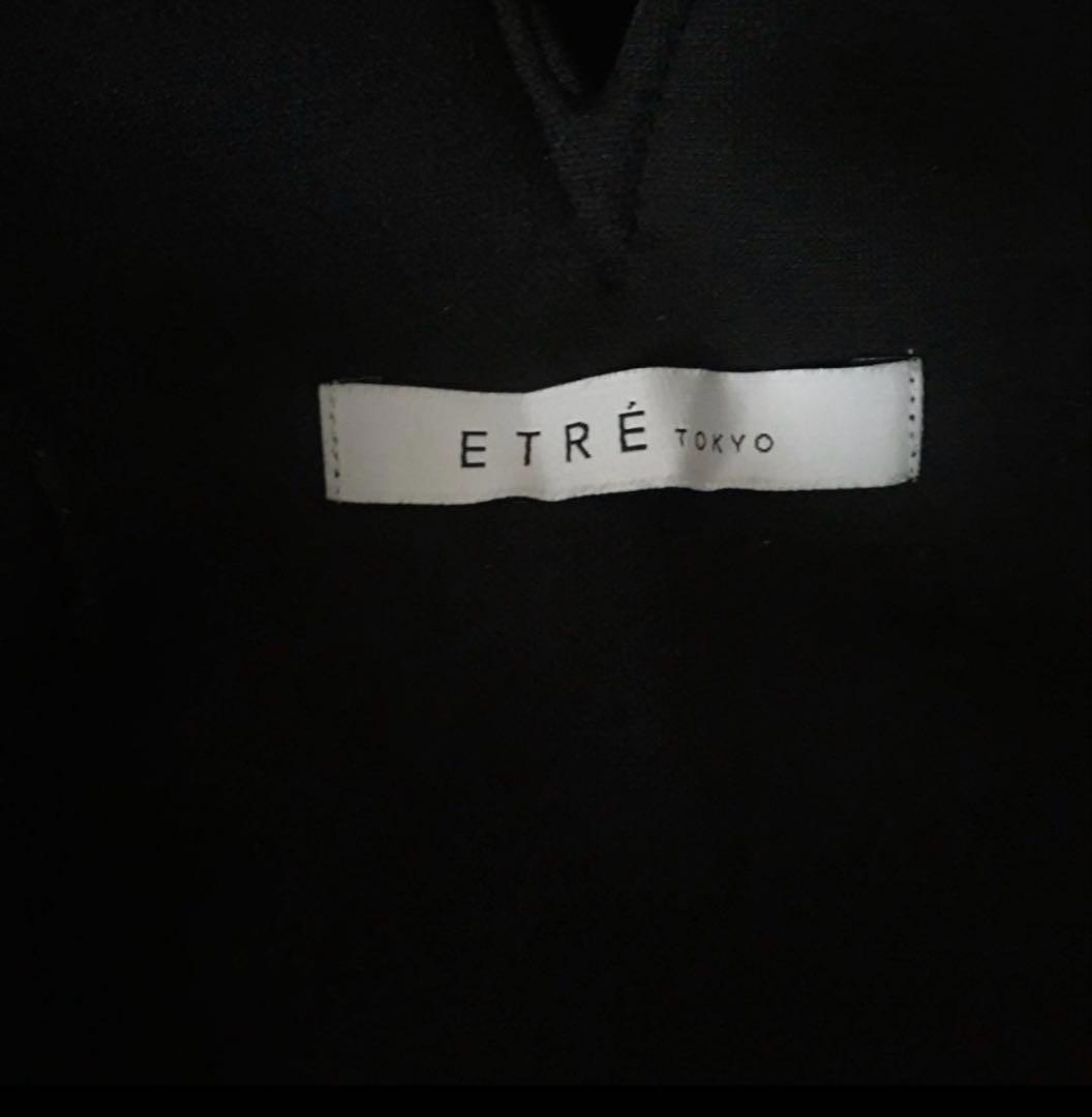 ETRÉ TOKYO Vネックサロペット 黒 美品 オールインワン
