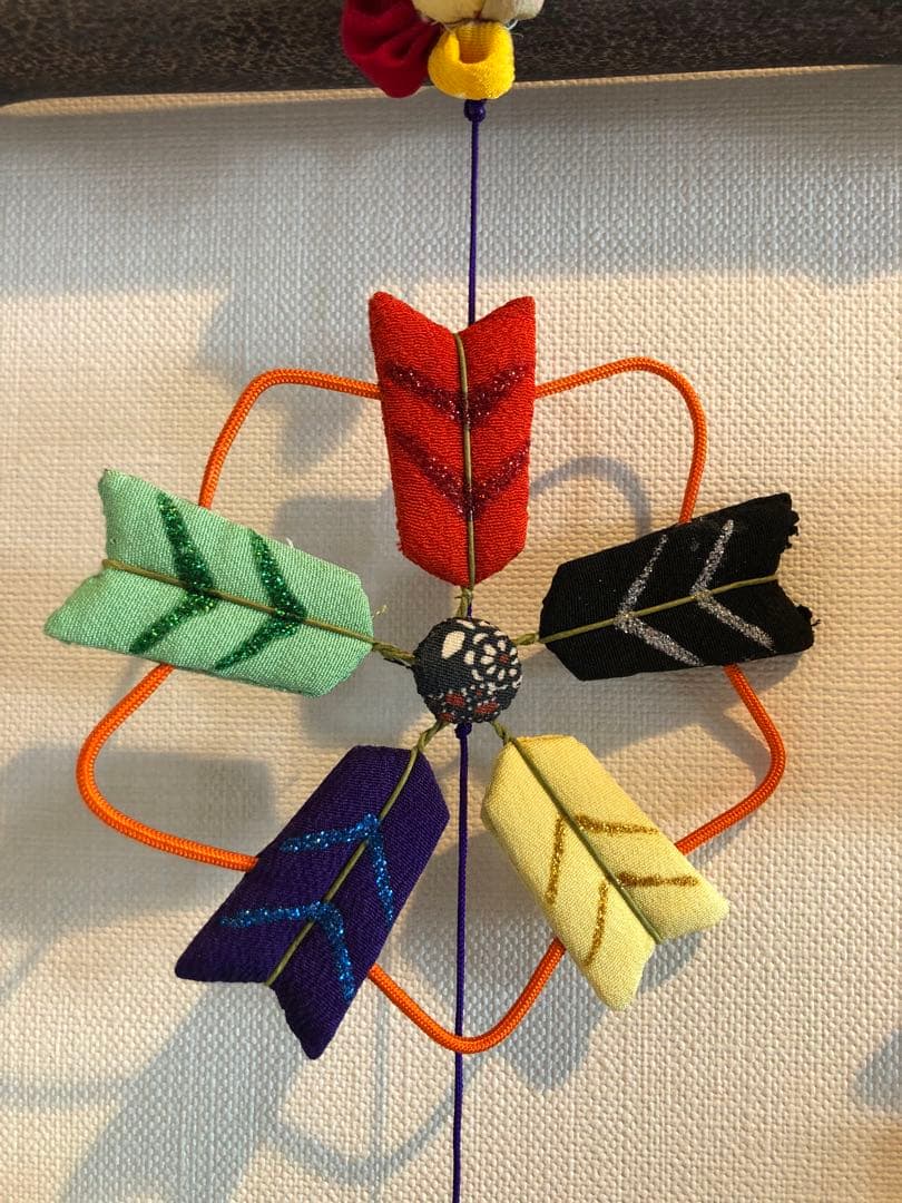 端午の節句の壁掛け①　吊るし飾り　吊るし雛