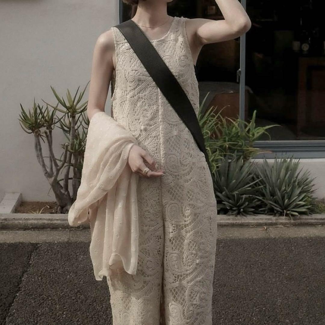 サロペット・オーバーオール・オールインワン eaphi BACK RIBBON LACE ROMPERS