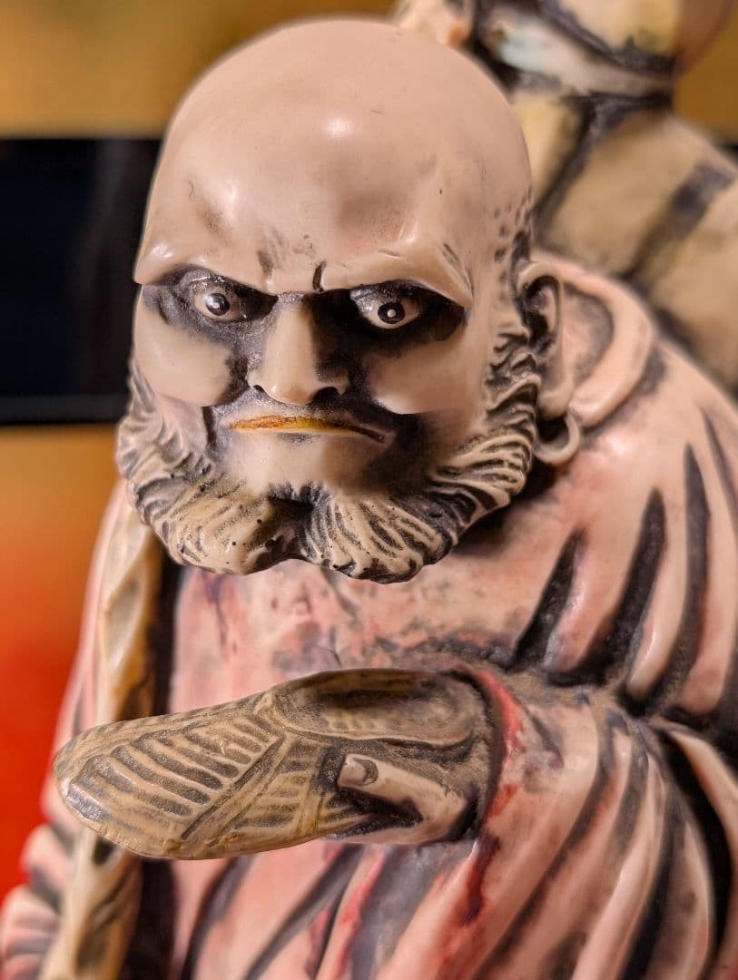 古美術　彫刻　工芸品　仏像 立像　達磨大師　置物