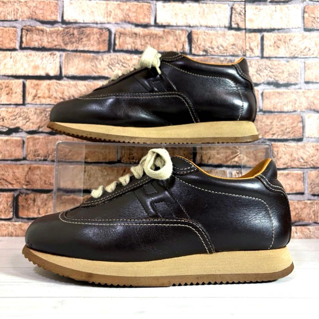 定番■エルメス■レザースニーカー✨クイック 本革 ラグジュアリー