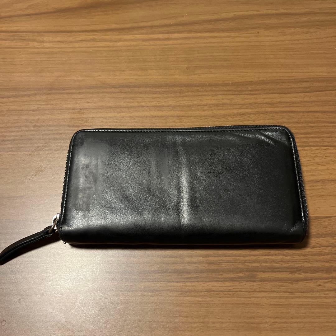 マルジェラ 長財布 カーフスキン　黒　山口一郎