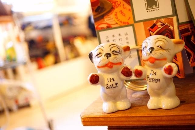 希少 40s 50s Vintage Bonzo Salt＆Pepper