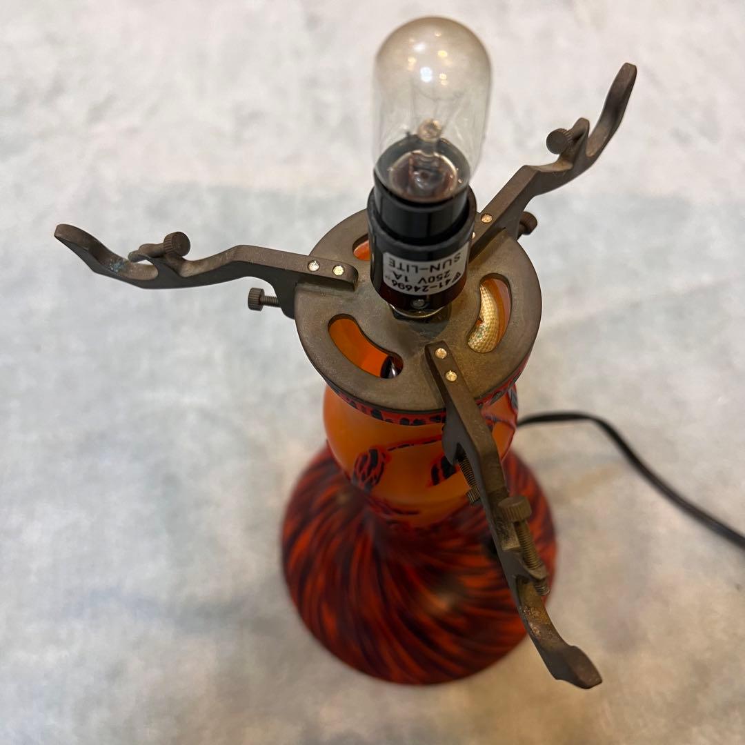 [ビンテージ]Charder ガレ風　　スタンドランプ　　スタンドライト