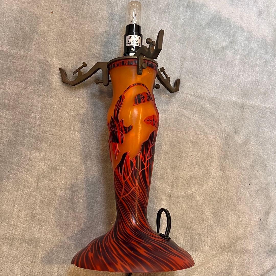 [ビンテージ]Charder ガレ風　　スタンドランプ　　スタンドライト