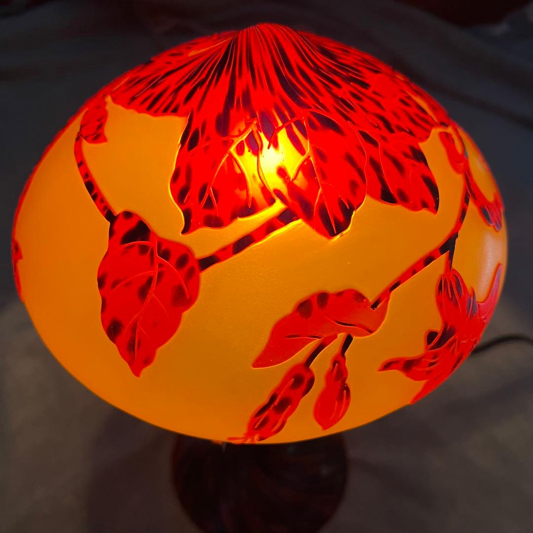 [ビンテージ]Charder ガレ風　　スタンドランプ　　スタンドライト