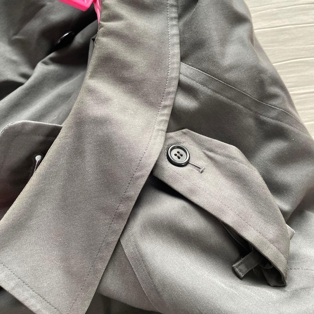 BURBERRY ナイロンコート　メンズ　グレー　ベルトなし