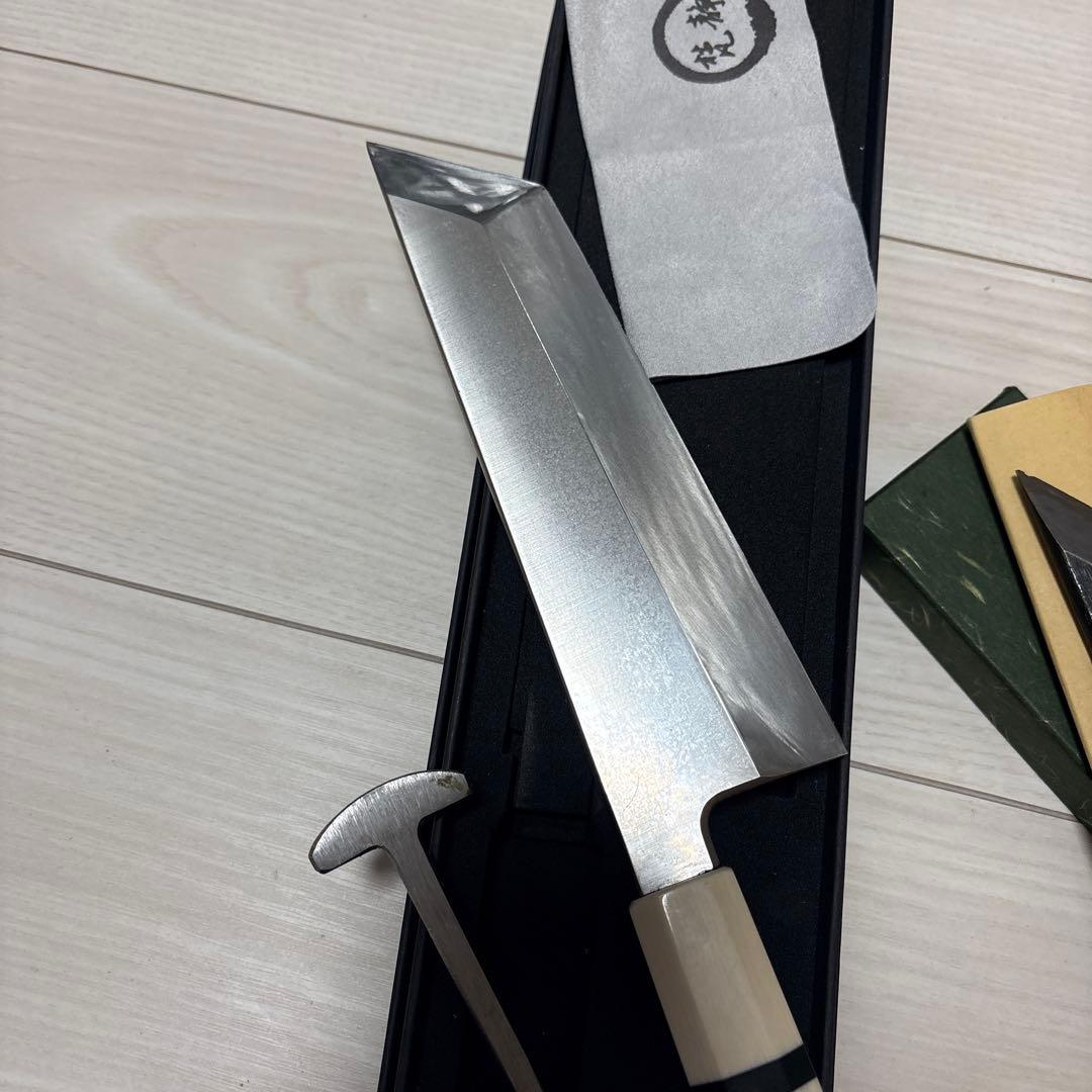 鰻包丁　関西　関東用 目打ち付き