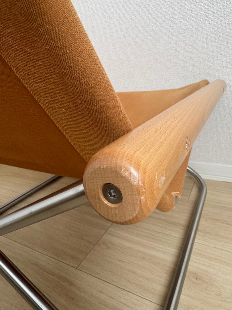 セット販売　ニーチェアx オットマンセット ナチュラル✖️キャメル