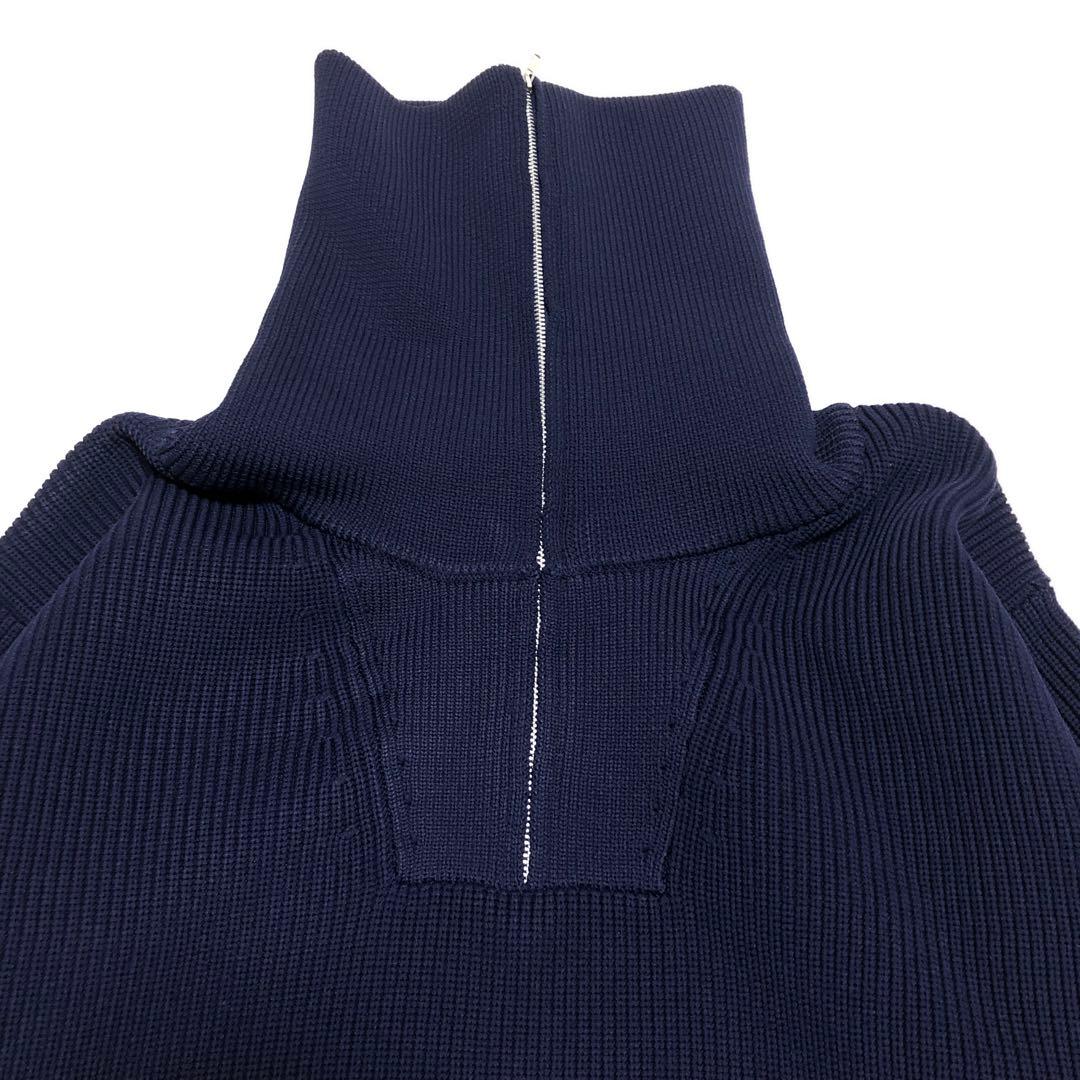 美品　ウィムガゼット　THE PAUSE　ビッグカラーハーフジッププルオーバー