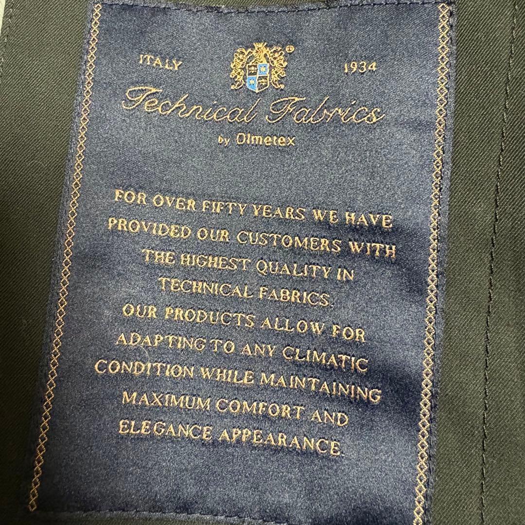 美品★SHIPS オルメテックス ステンカラーコート CASHPAD 黒 L