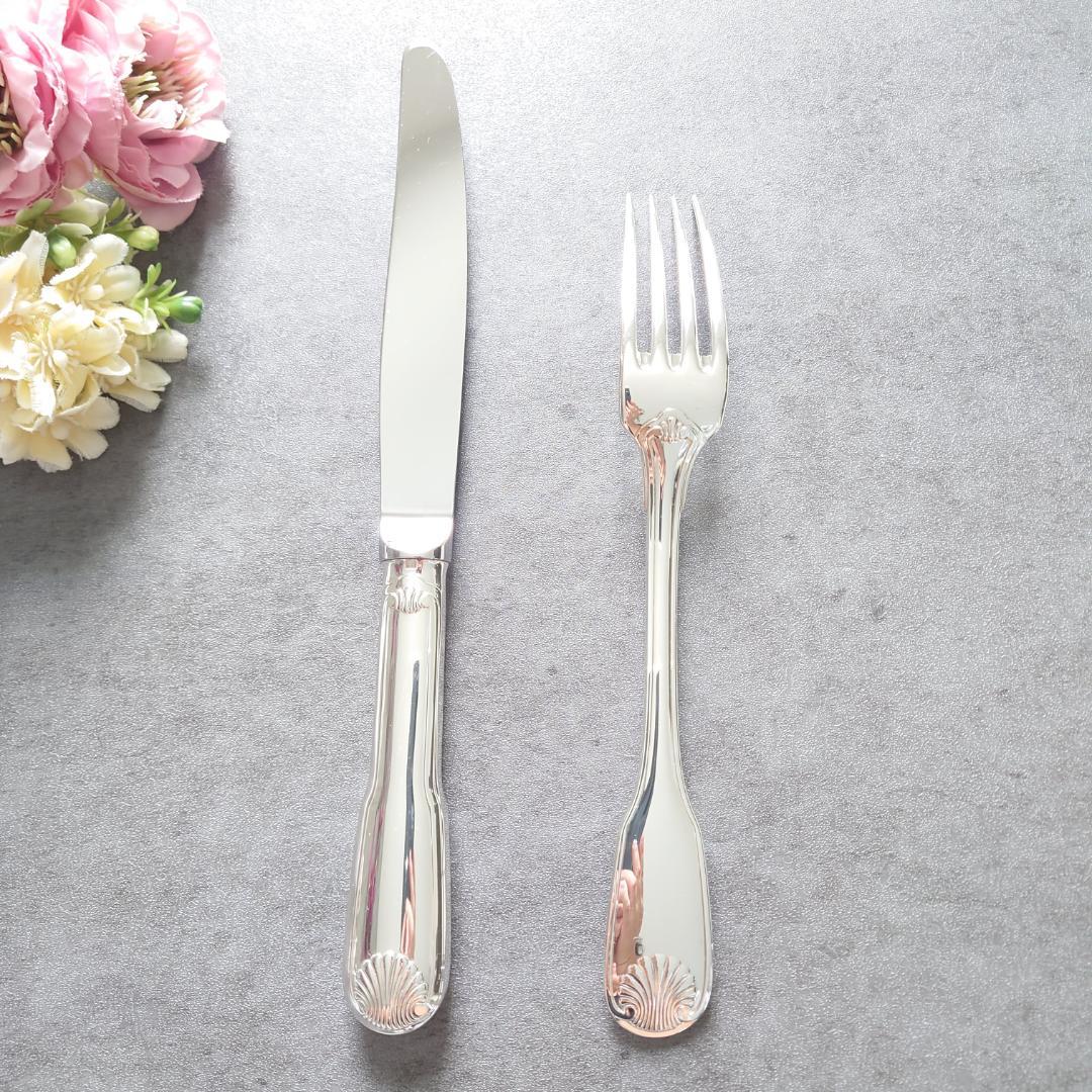 希少 美品 クリストフル ヴァンドーム テーブルナイフ テーブルフォーク 2点