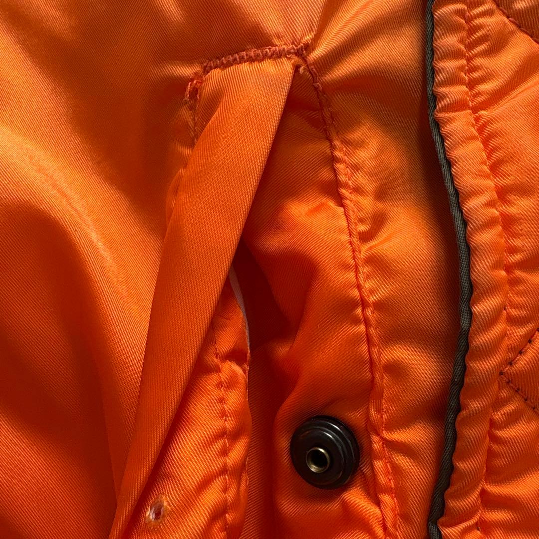 90s 濃緑　alpha USA製　reversible ma-1 jacket