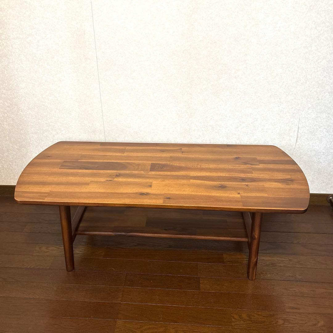 【美品】unico SWELLA ローテーブル センターテーブル