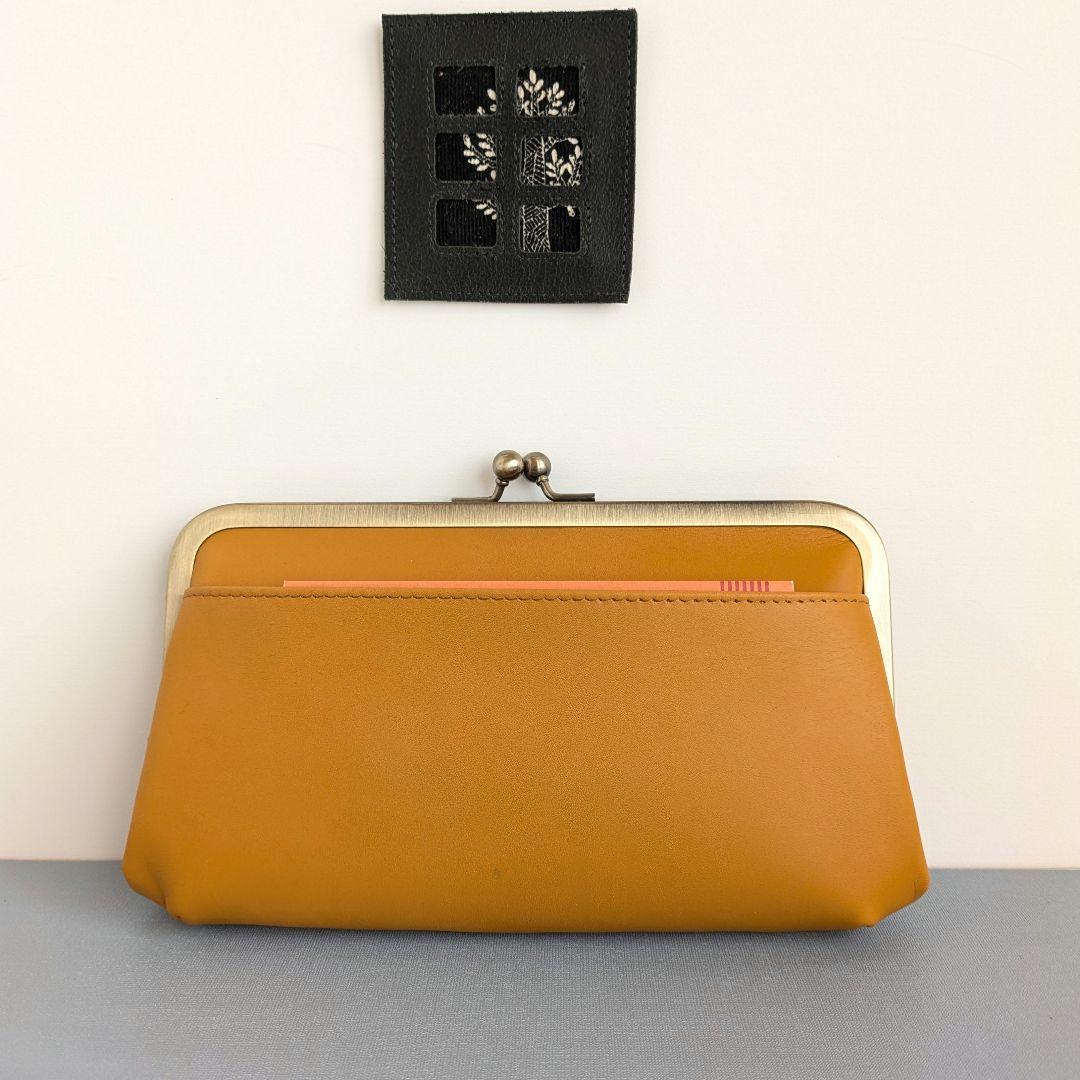 はちみつちゃん！親子がま口お財布　本革