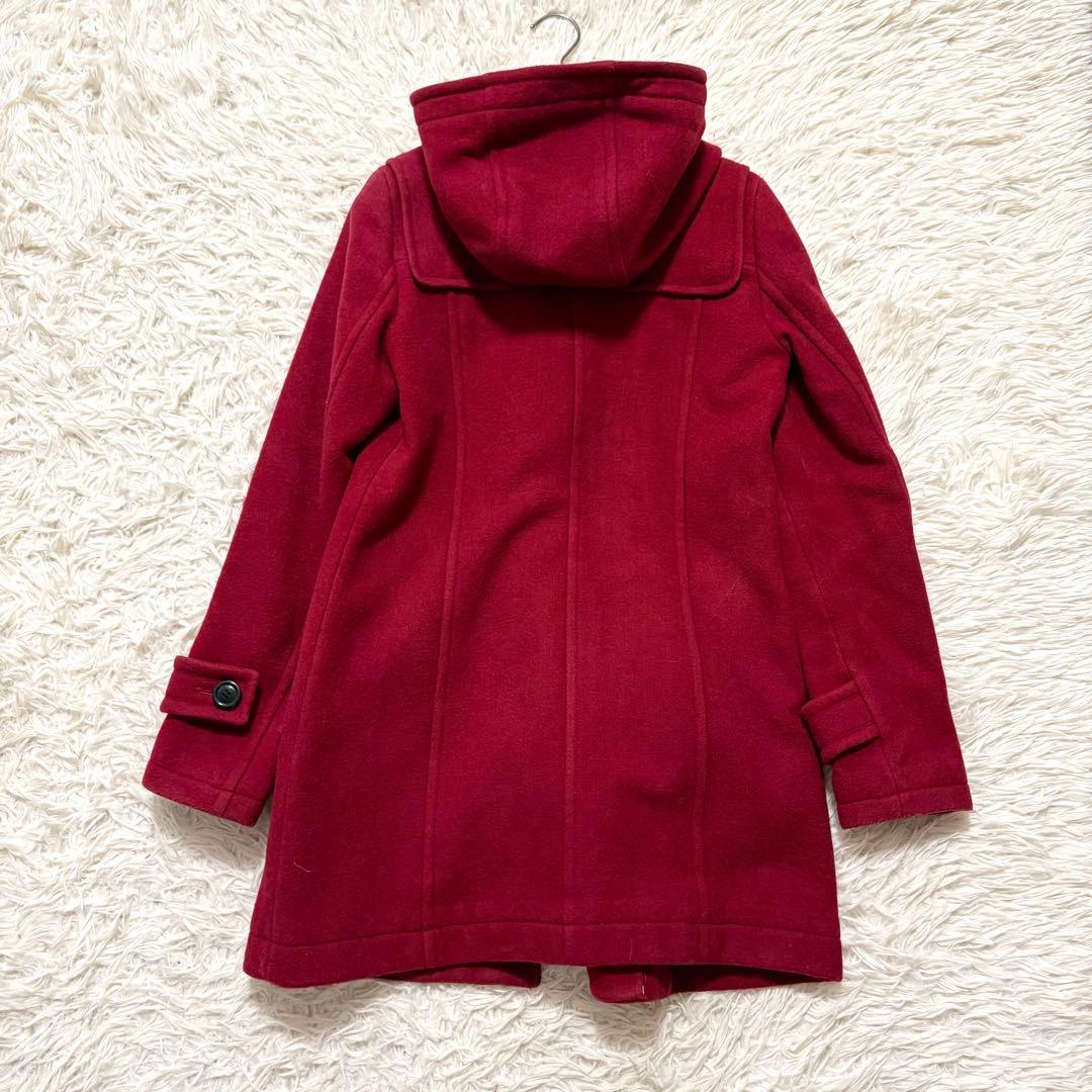 ブルーレーベルクレストブリッジ　大きいサイズ　ダッフルコート　黒トグル　40 赤