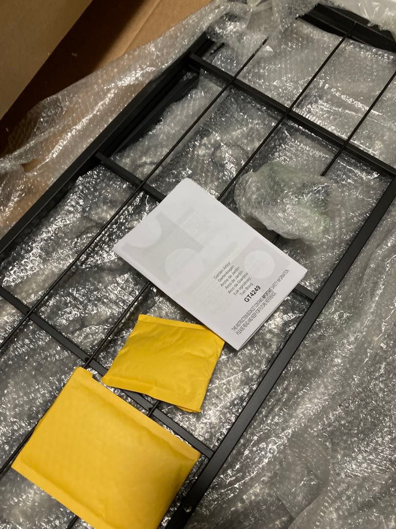 ガーデンアーチ 鉄製 バラアーチ 錆びない パイプ径16mm 幅116×奥行40