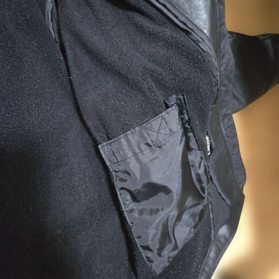 (最終値下げ）ブラック　レザー　シングル　ライダースジャケット　アウトロー　牛革