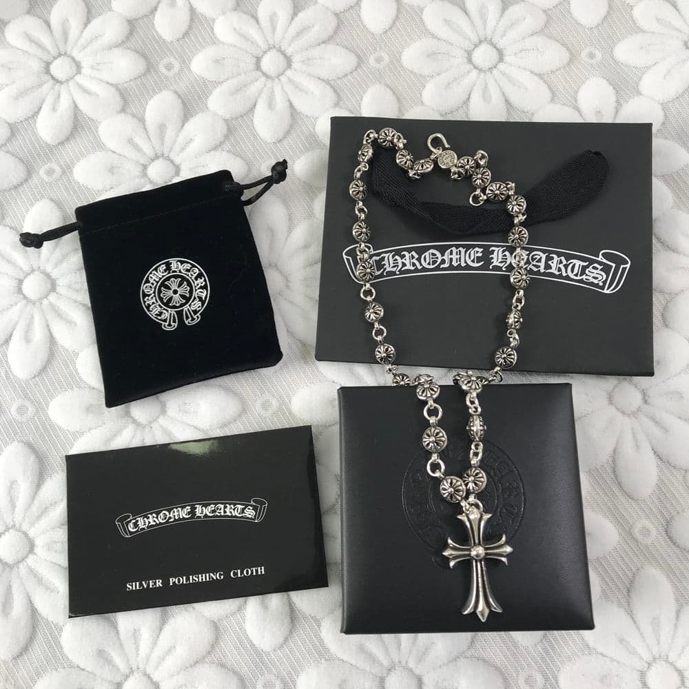 CHROME HEARTS クロスネックレス シルバー925