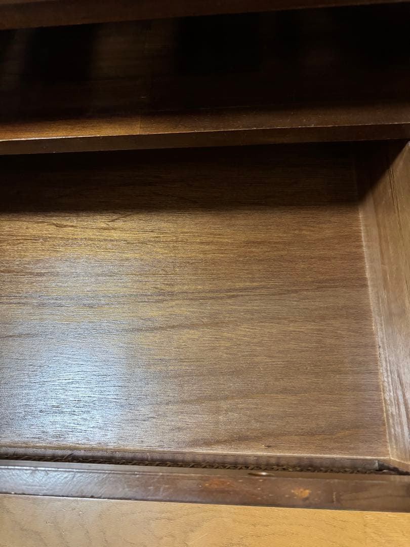 小泉産業　アジアン家具　竹細工　バンブーテレビ台　ガラス天板