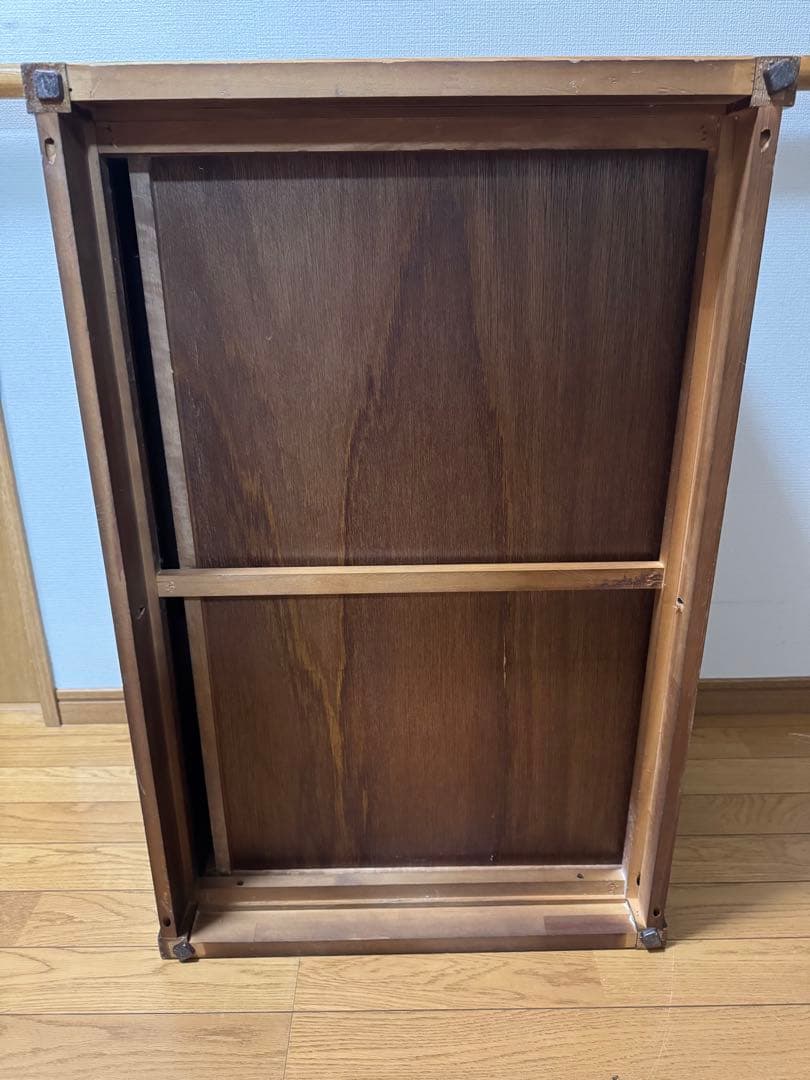 小泉産業　アジアン家具　竹細工　バンブーテレビ台　ガラス天板