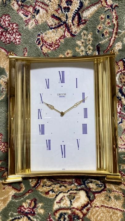 ☆正規品　セイコー　デコール　新品 置時計☆