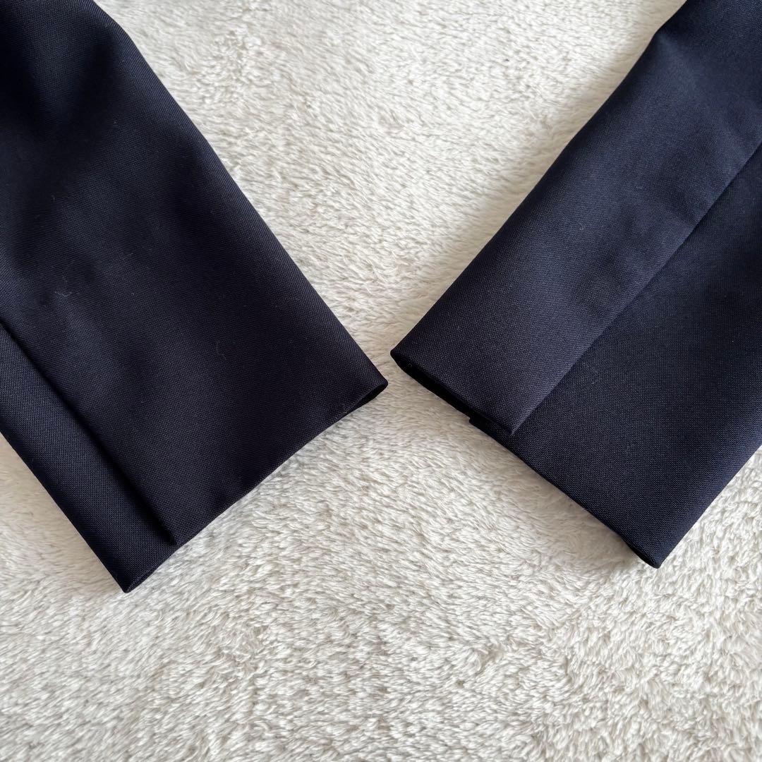 ✨️美品✨️ PLST プラステ ノーカラー パンツスーツ ネイビー Sサイズ