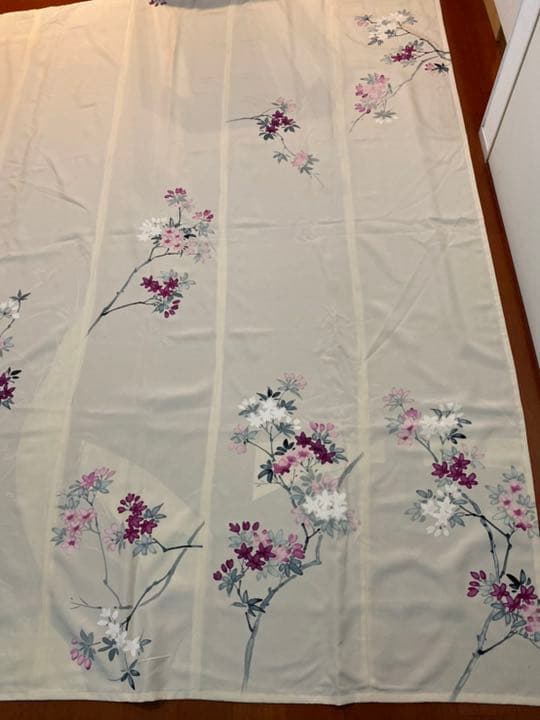 【新品未使用】正絹の着物 リメイク ベッドカバー