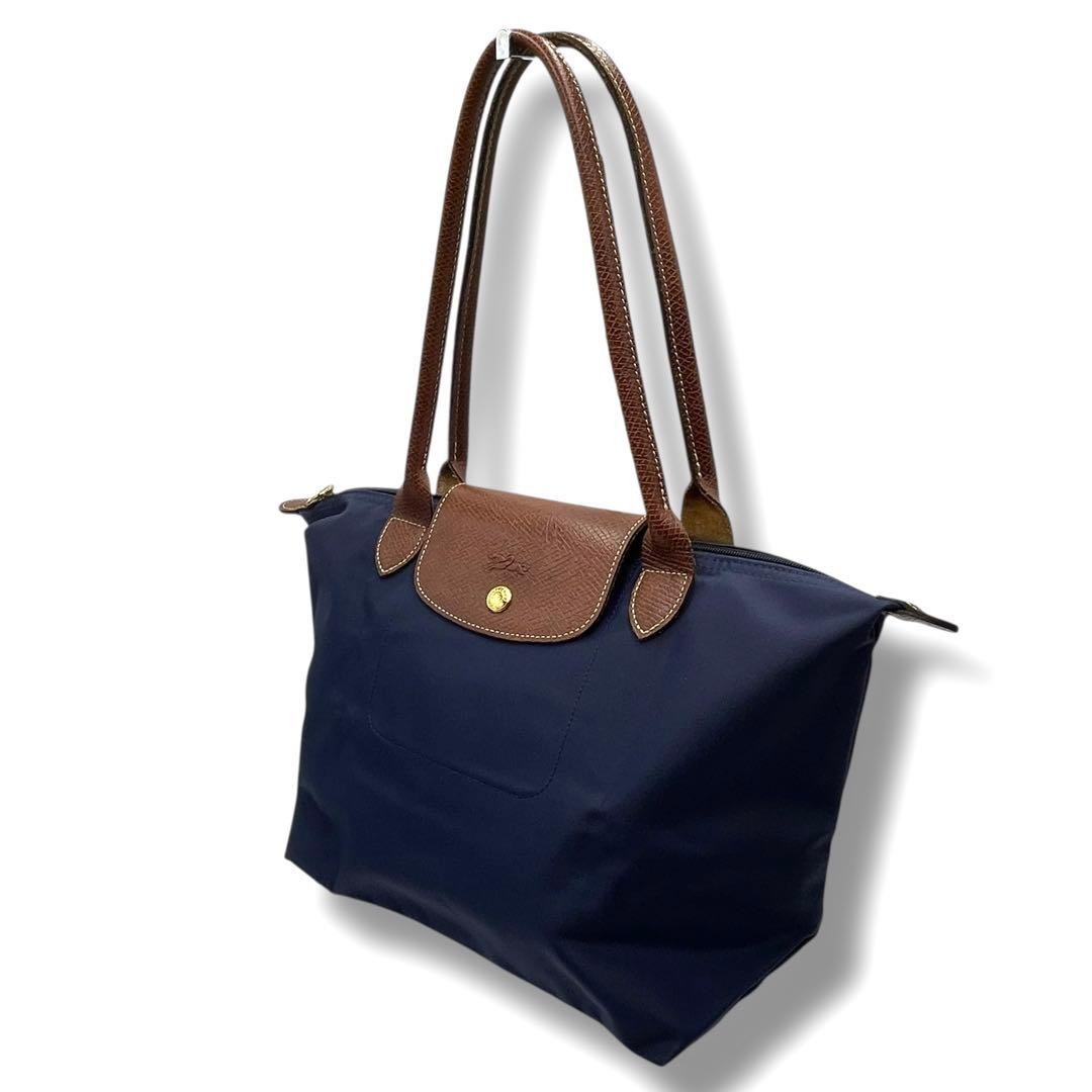 ★彡様 LongChamp ロンシャン トートバッグ プリアージュ ネイビー