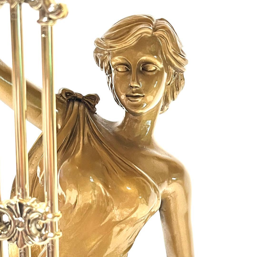 希少■新品■SEIKO■置き時計・振り子時計・女神・ヴィーナス・ブロンズ・レトロ