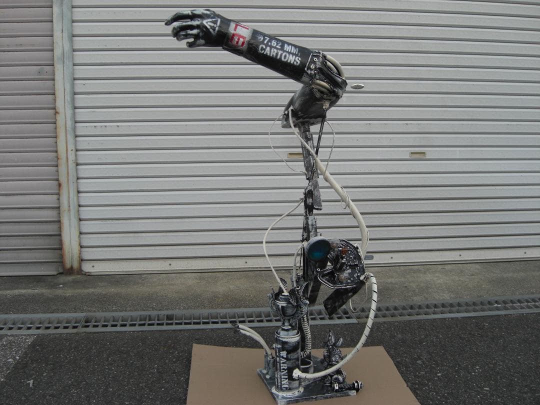 フロアライト照明 ランプ フューチャー アンティーク メカ サイボーグ マネキン