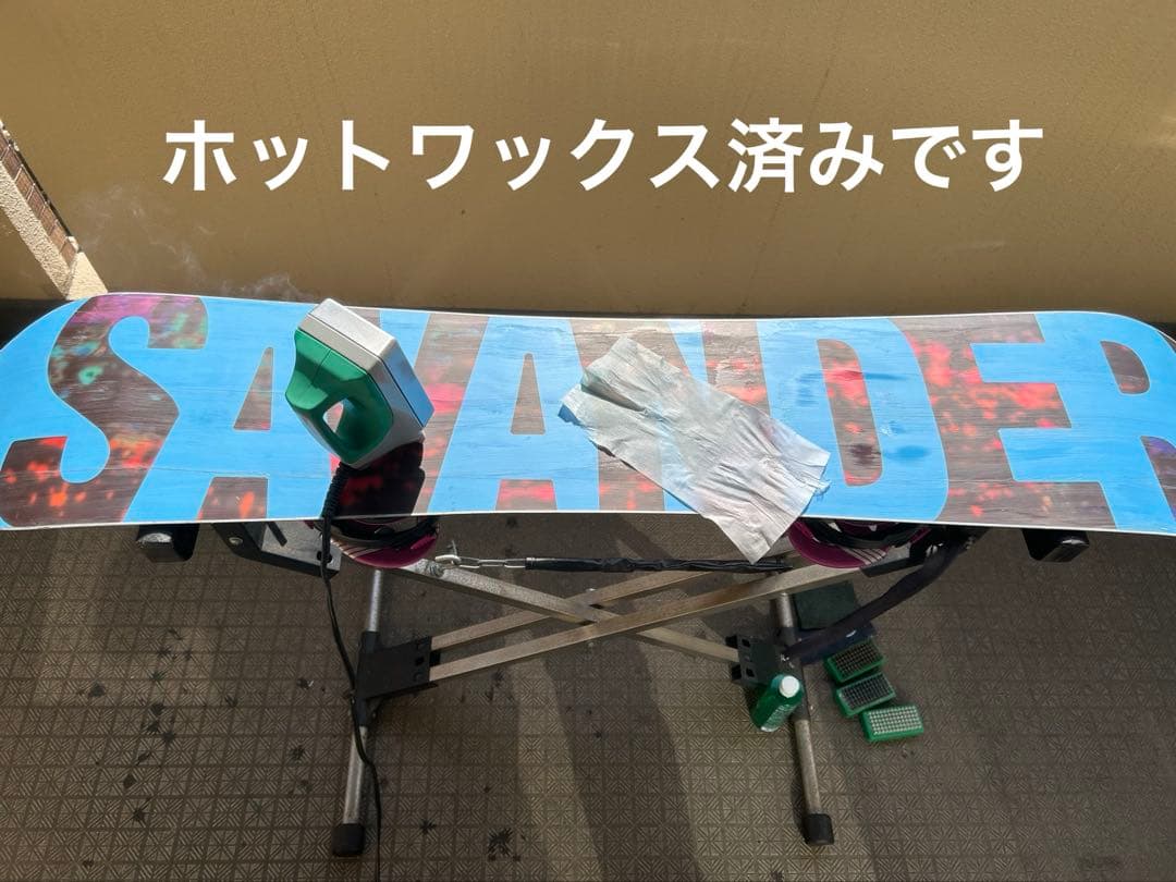 スノーボード3点セットSAVANDER 138 × SPビンディング　ケース付き