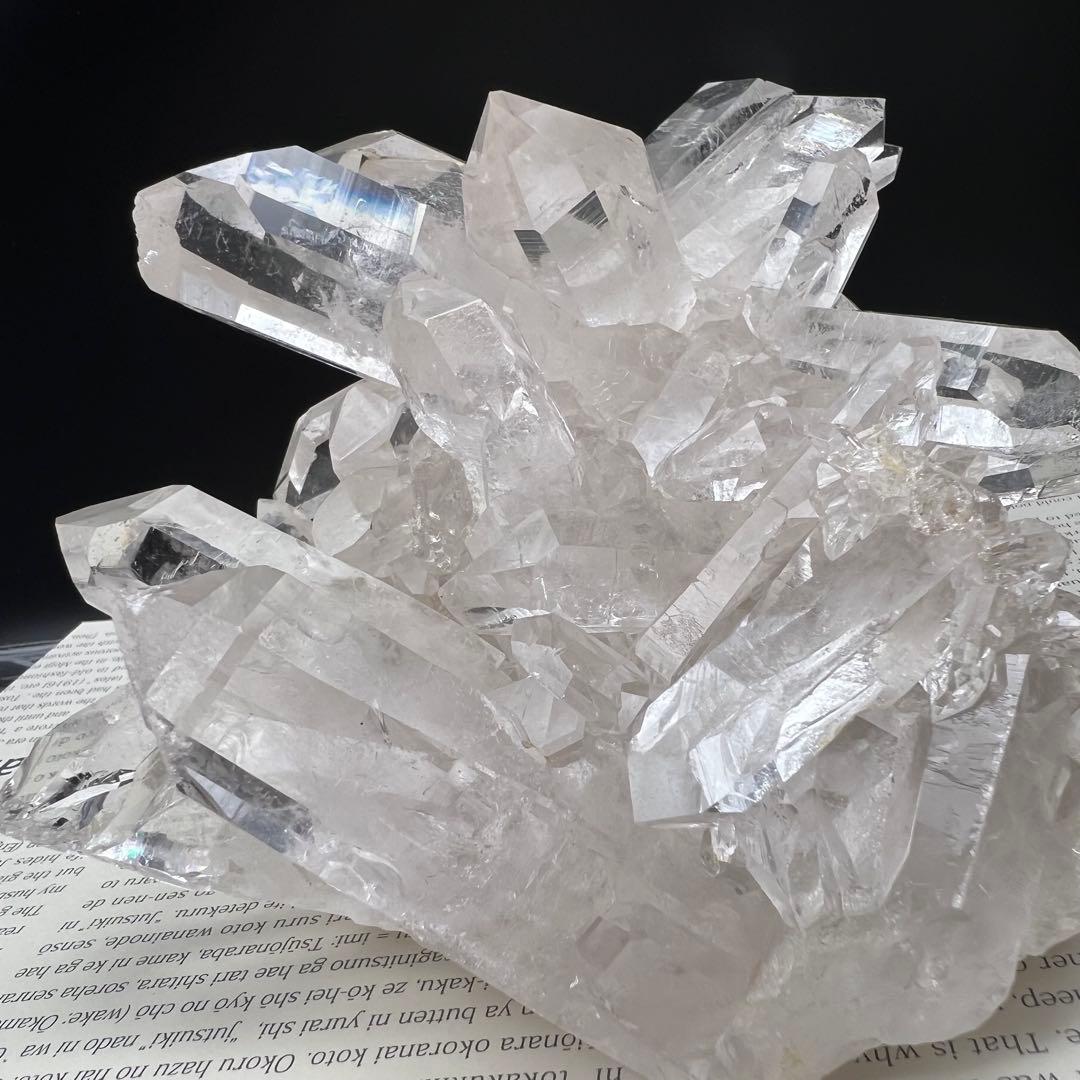 ✳️美しい照り、輝きを放つ‼️存在際立つ水晶✨SS級 水晶クラスター 天然石 原石