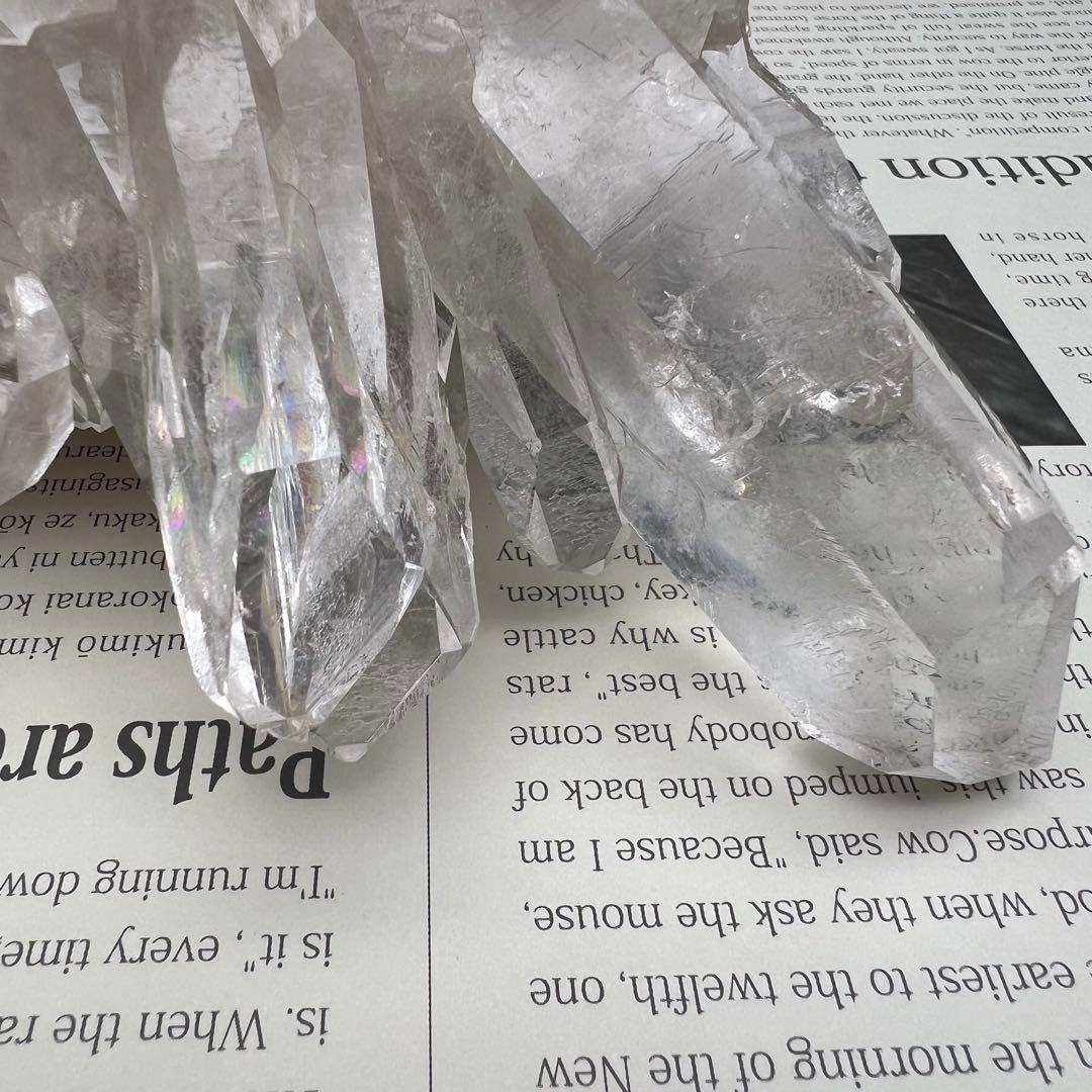 ✳️美しい照り、輝きを放つ‼️存在際立つ水晶✨SS級 水晶クラスター 天然石 原石