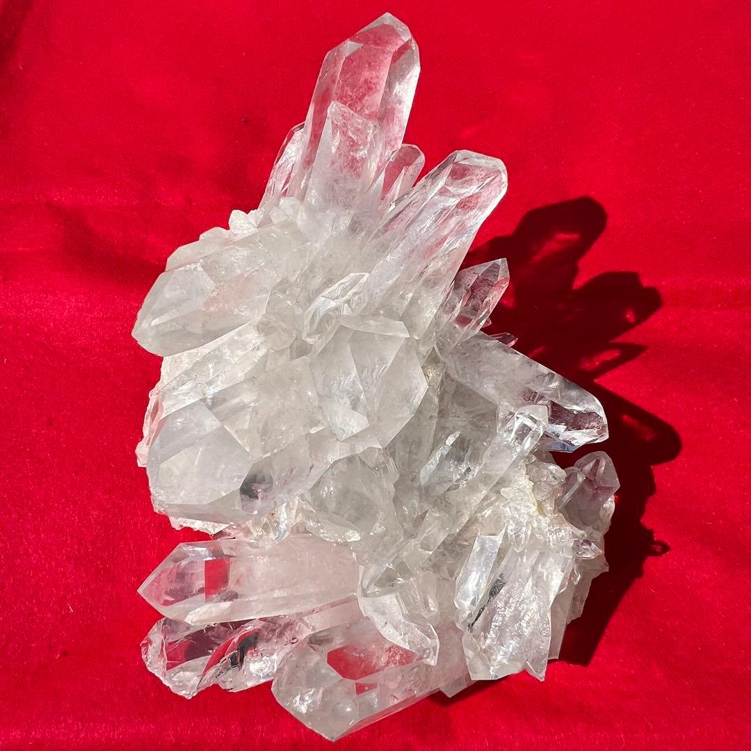 ✳️美しい照り、輝きを放つ‼️存在際立つ水晶✨SS級 水晶クラスター 天然石 原石