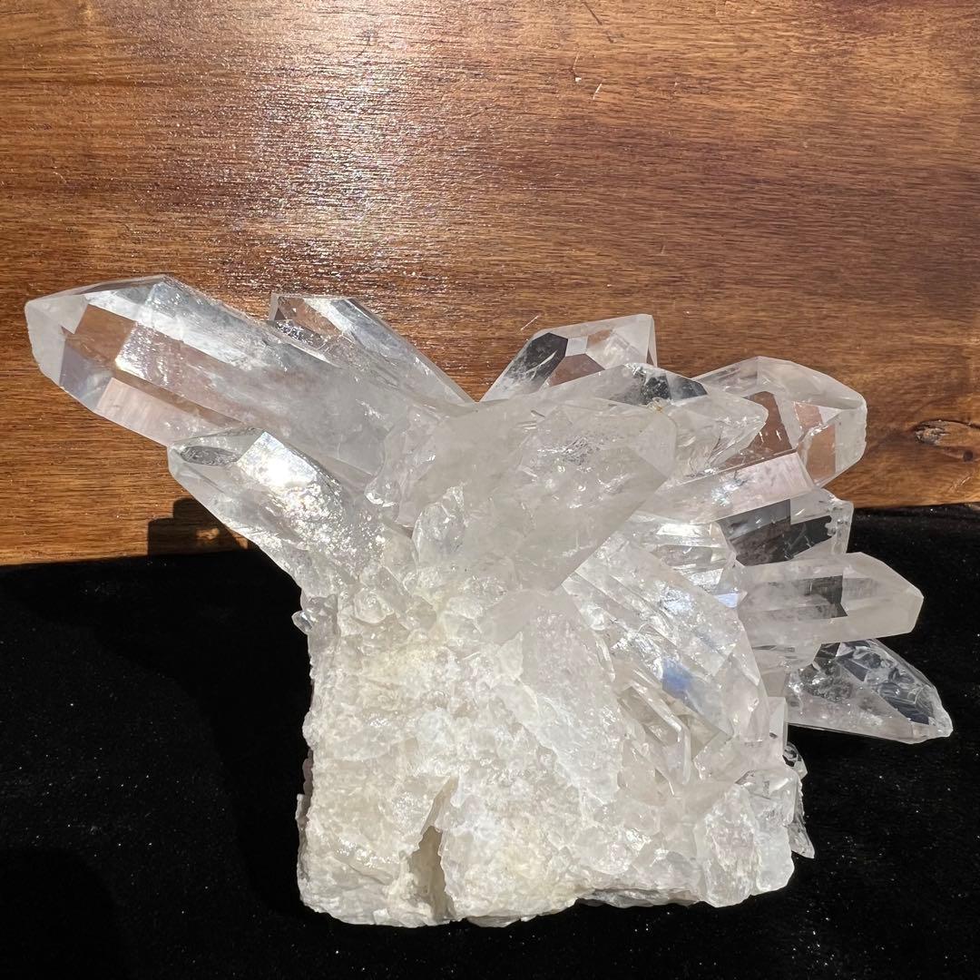 ✳️美しい照り、輝きを放つ‼️存在際立つ水晶✨SS級 水晶クラスター 天然石 原石
