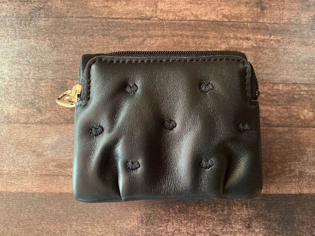 【未使用　箱無し】ぷちネコ2つおり財布　ブラック　ツモリチサト　ノベルティも！