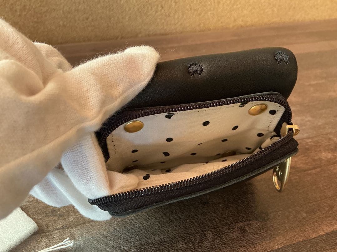 【未使用　箱無し】ぷちネコ2つおり財布　ブラック　ツモリチサト　ノベルティも！