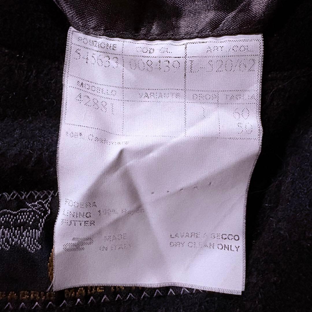 大きいサイズ カシミヤ100% ステンカラーコート イタリア製 L