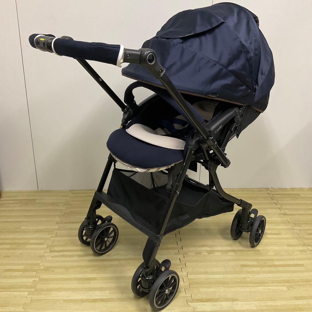 コンビ スゴカル4キャス エッグショック コンパクト シリウスネイビー