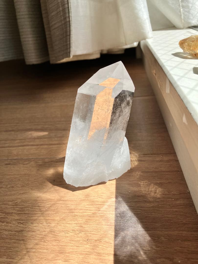 【高品質！】アーカンソー水晶 BIGポイント くっきり△