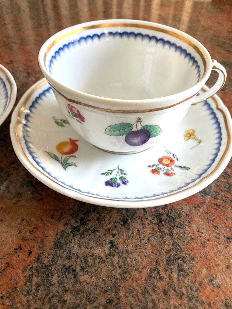 ◉リチャード・ジノリ　イタリアンフルーツ　トリオ　2セット❣️