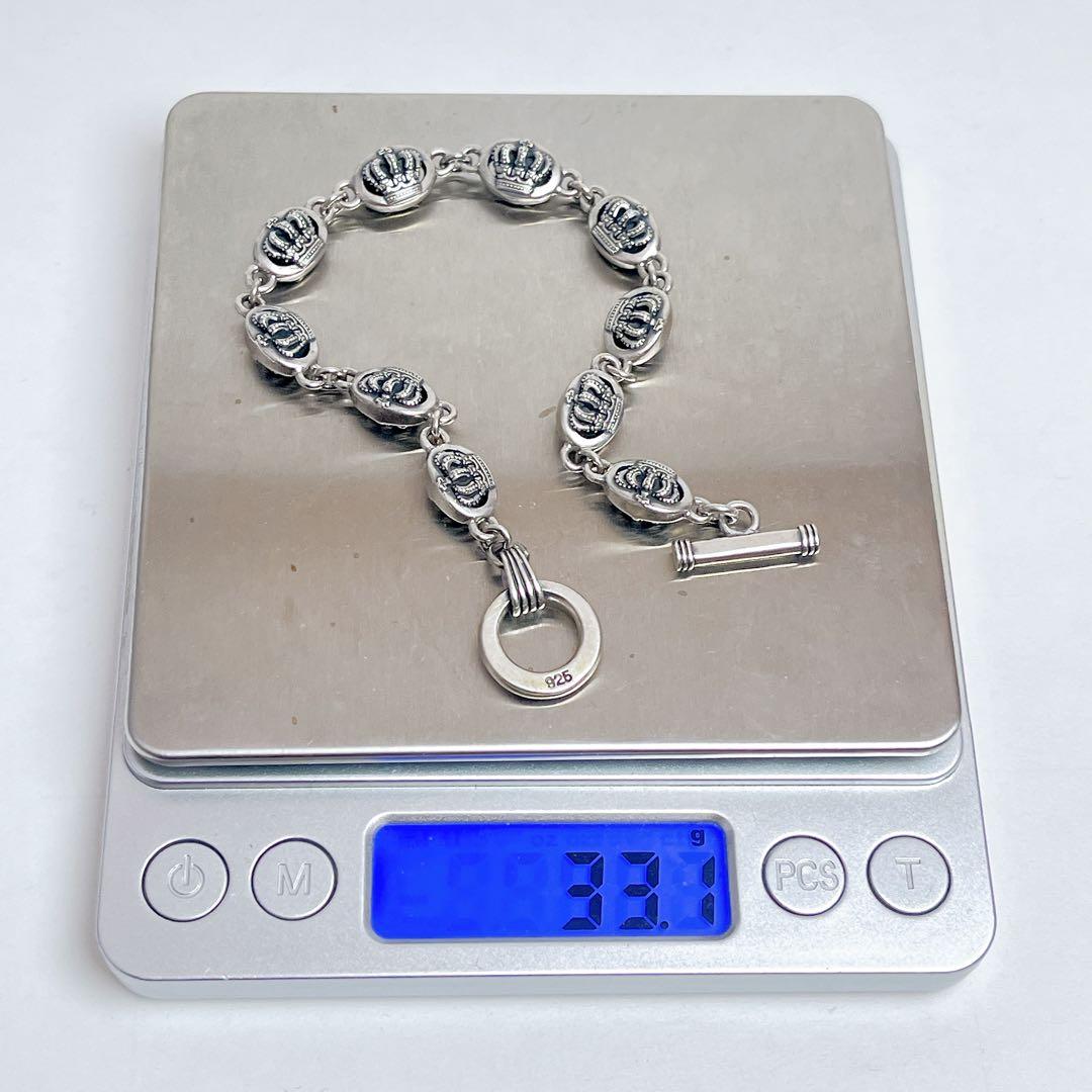 ジャスティンデイビス　クラウン　トグル　ブレスレット　925